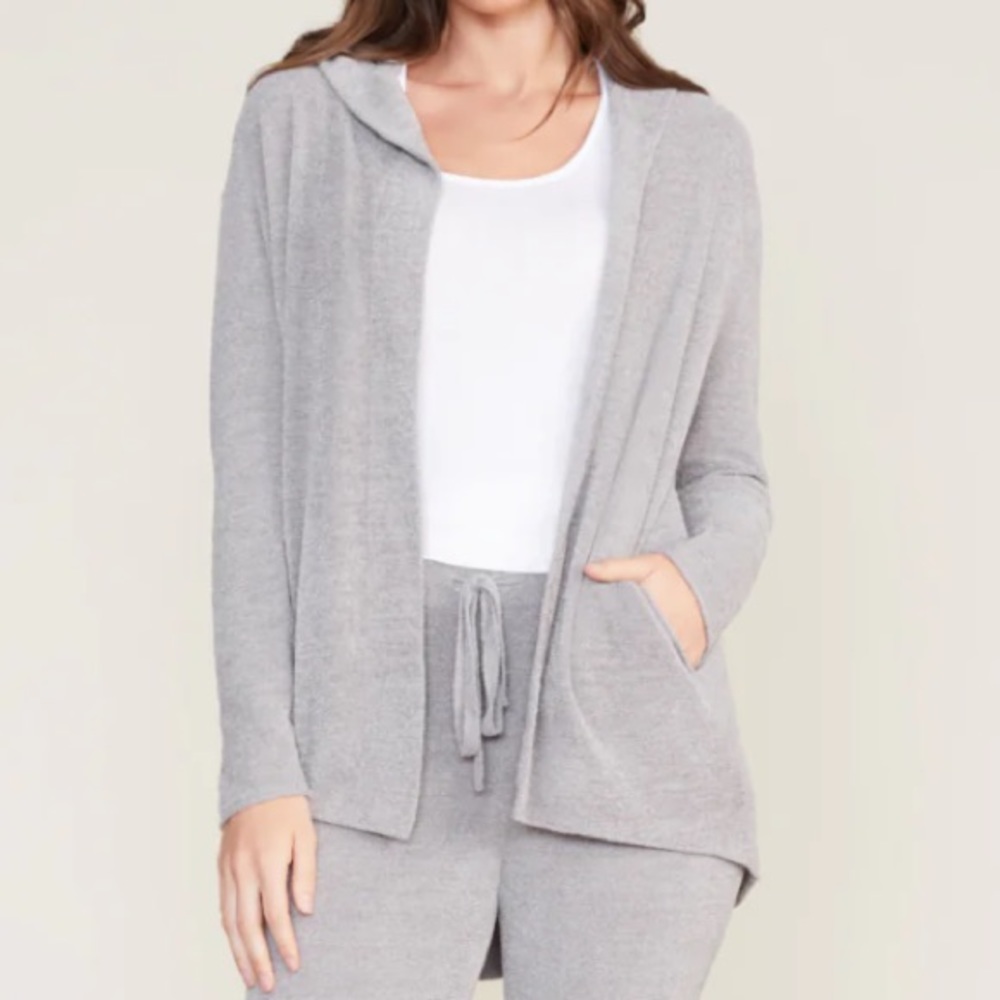 Barefoot Dreams CozyChic Ultra Lite Hooded Cardi